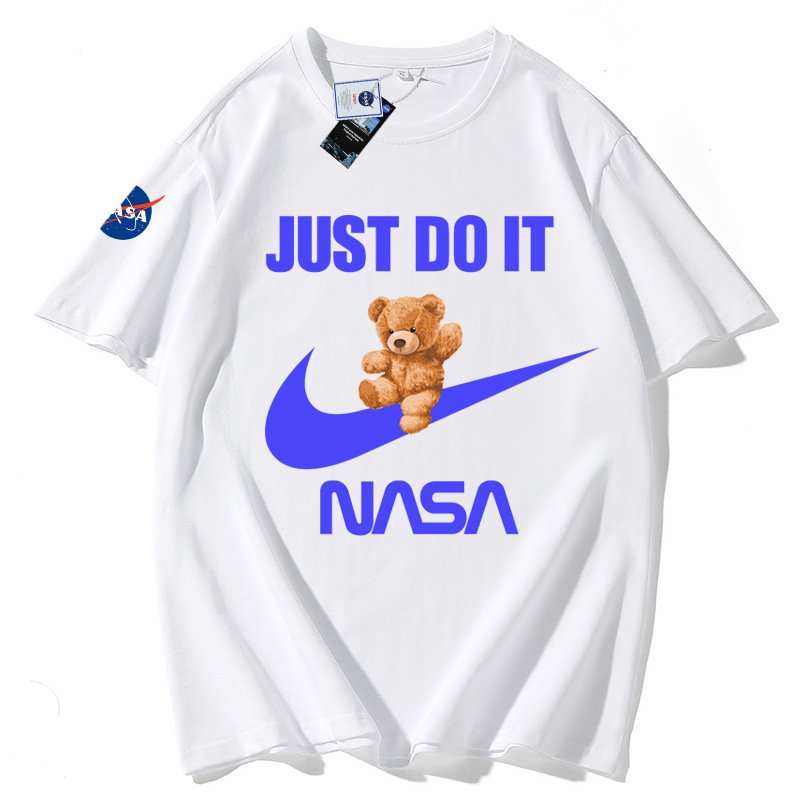画像5: Unisex JUST DO IT NASA x Bear T-shirt 男女兼用ユニセックス ナサ×ベアプリントTシャツ (5)