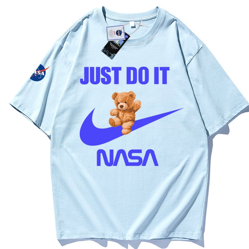 画像7: Unisex JUST DO IT NASA x Bear T-shirt 男女兼用ユニセックス ナサ×ベアプリントTシャツ (7)