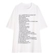 画像3: English logo print oversize t-shirt　ユニセックス男女兼用アルファベットロゴプリントTシャツ (3)