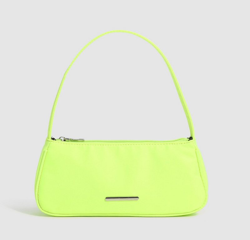 画像4: lightweight small underarm bag  ナイロンスモールアンダーアームトートショルダーバッグ (4)