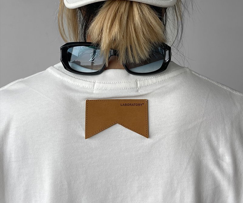 画像11: English logo print oversize t-shirt　ユニセックス男女兼用アルファベットロゴプリントTシャツ (11)