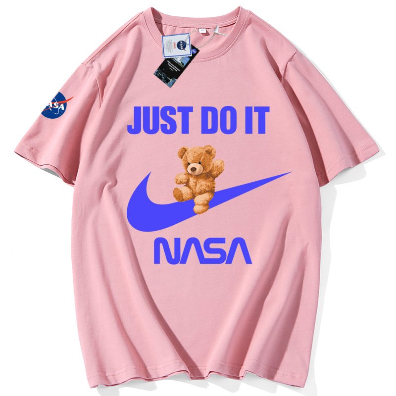 画像8: Unisex JUST DO IT NASA x Bear T-shirt 男女兼用ユニセックス ナサ×ベアプリントTシャツ (8)