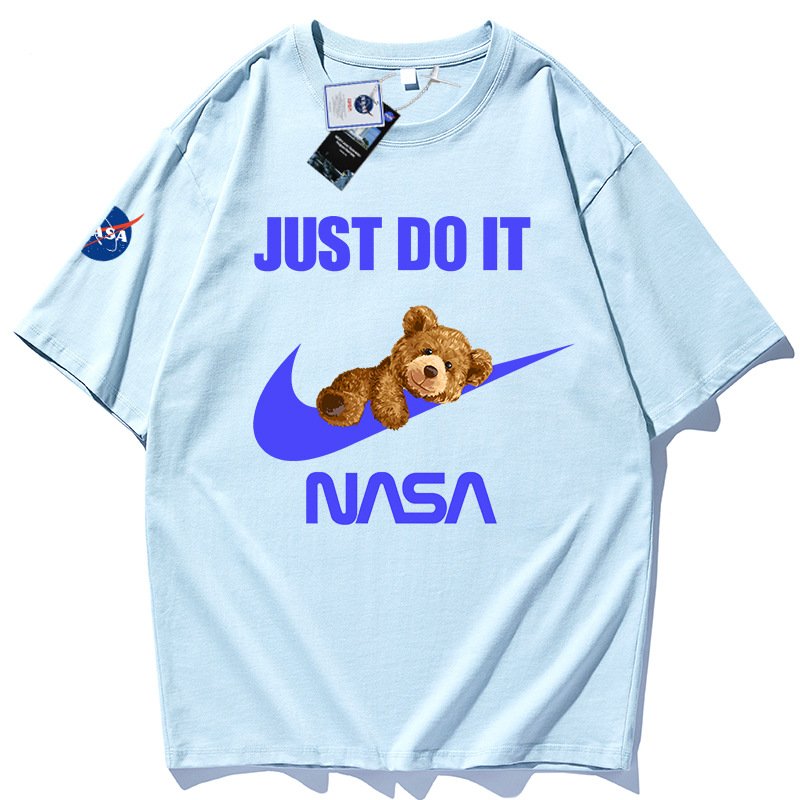 画像3: Unisex JUST DO IT NASA x Bear T-shirt 男女兼用ユニセックス ナサ×ベアプリントTシャツ (3)