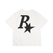 画像2: R star logo oversize t-shirt　ユニセックス男女兼用R＆スターロゴプリントTシャツ (2)