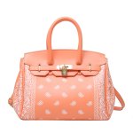 画像5: Paisley Bandana pattern Birkin style tote bag Messenger bag  ユニセックス ペイズリー柄 バンダナ柄 キャンバストートバック　 (5)