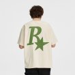 画像8: R star logo oversize t-shirt　ユニセックス男女兼用R＆スターロゴプリントTシャツ (8)