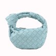 画像4: 22 Woman’s Braided Mini intrecciato mesh tote clutch bag  編み込み ミニ メッシュトート クラッチ フレンチバッグ イントレチャート (4)