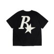 画像4: R star logo oversize t-shirt　ユニセックス男女兼用R＆スターロゴプリントTシャツ (4)