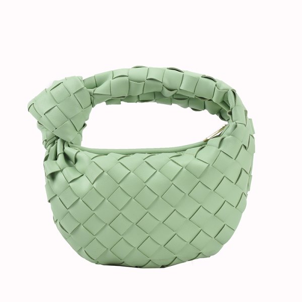 画像1: 22 Woman’s Braided Mini intrecciato mesh tote clutch bag  編み込み ミニ メッシュトート クラッチ フレンチバッグ イントレチャート (1)