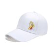画像5: 22 The Simpsons Simpson Handpaint adjustable baseball cap ユニセックス男女兼用 ザ・シンプソンズ 手書きペイント 野球帽 ベースボールキャップ 帽子 (5)