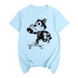 画像7: Felix the Cat skateboard DJ hip hop graffiti retro nostalgicT-shirt　ユニセックス男女兼用フェリックスザキャットスケートボード&DJヒップホップTシャツ (7)