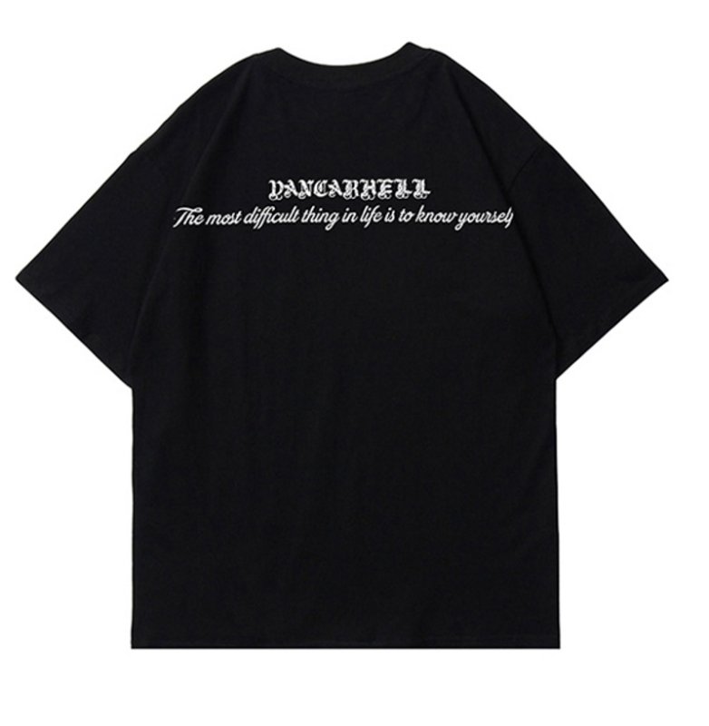 画像5: FXK American Retro Floral Oil Painting Print t-shirt ユニセックス男女兼用レトロフローラルオイルペインティングプリントルTシャツ (5)