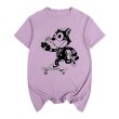 画像5: Felix the Cat skateboard DJ hip hop graffiti retro nostalgicT-shirt　ユニセックス男女兼用フェリックスザキャットスケートボード&DJヒップホップTシャツ (5)