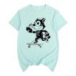 画像6: Felix the Cat skateboard DJ hip hop graffiti retro nostalgicT-shirt　ユニセックス男女兼用フェリックスザキャットスケートボード&DJヒップホップTシャツ (6)