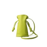 画像2:  mini leather bucket shoulder Bag Mobile phone bag  本革ソフトレザーミニバケットショルダートートバッグ (2)
