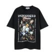 画像2: FXK American Retro Floral Oil Painting Print t-shirt　ユニセックス男女兼用レトロフローラルオイルペインティングプリントルTシャツ (2)