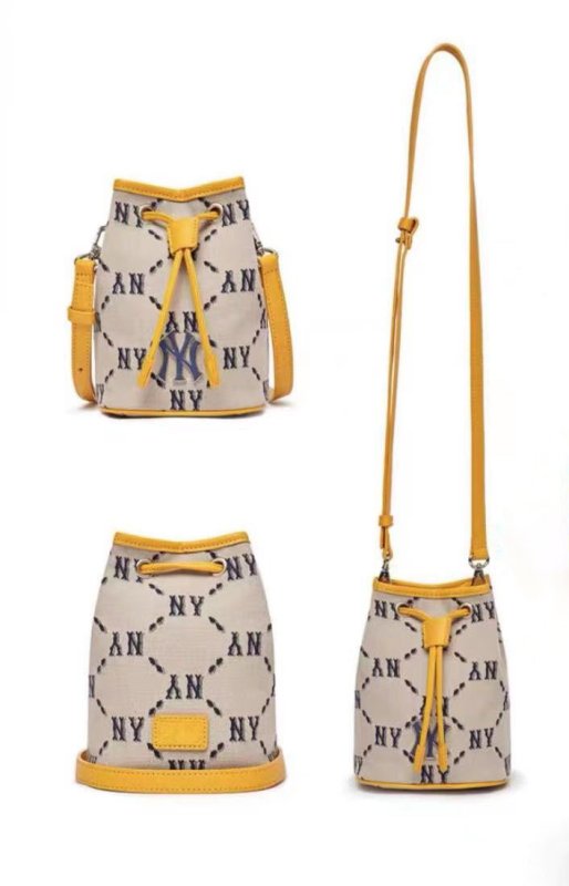 画像5: MLB NY mini bucket bagTote shoulder Bag　ニューヨークヤンキースバケットミニショルダートートバッグ (5)
