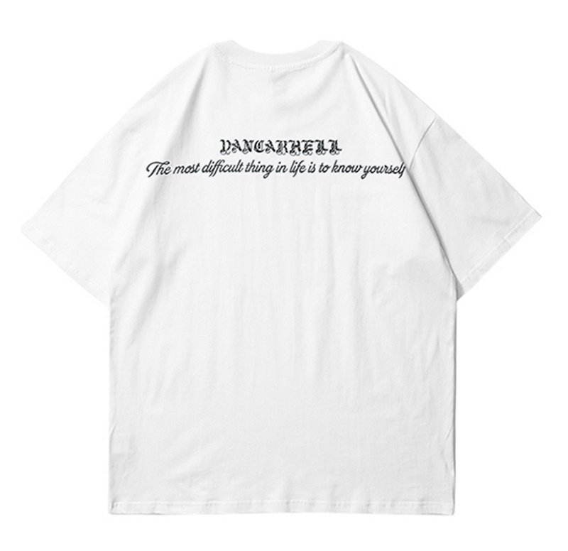 画像6: FXK American Retro Floral Oil Painting Print t-shirt ユニセックス男女兼用レトロフローラルオイルペインティングプリントルTシャツ (6)