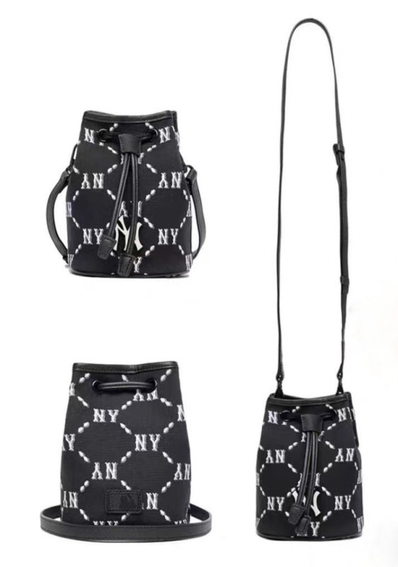 画像6: MLB NY mini bucket bagTote shoulder Bag　ニューヨークヤンキースバケットミニショルダートートバッグ (6)