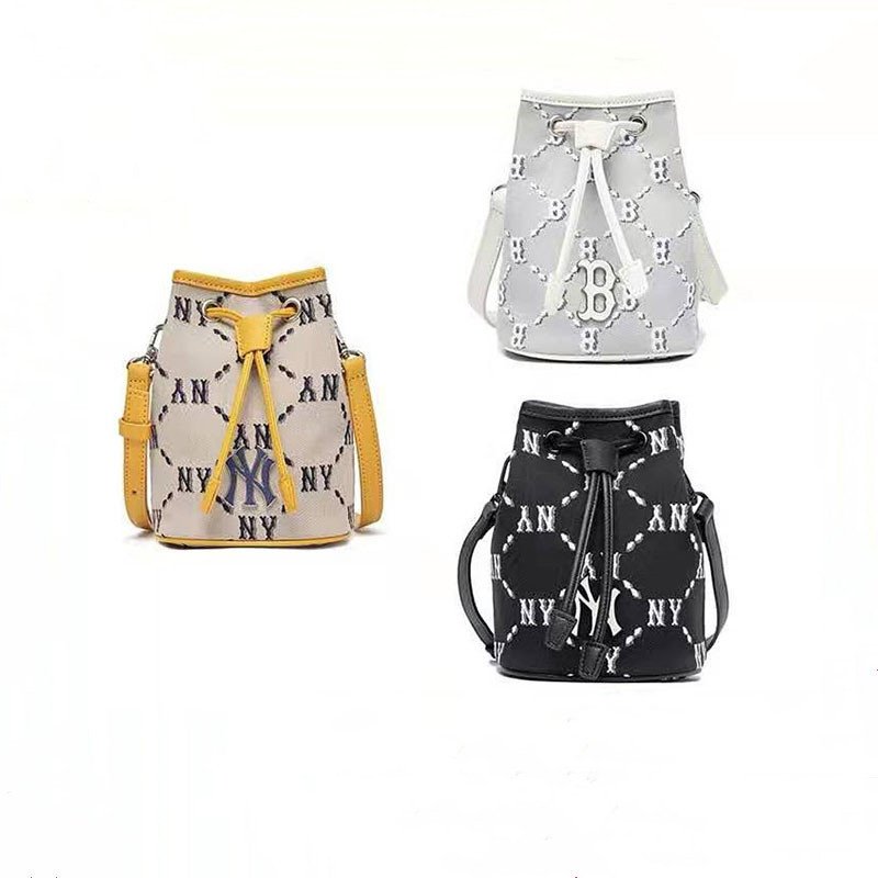 画像8: MLB NY mini bucket bagTote shoulder Bag　ニューヨークヤンキースバケットミニショルダートートバッグ (8)