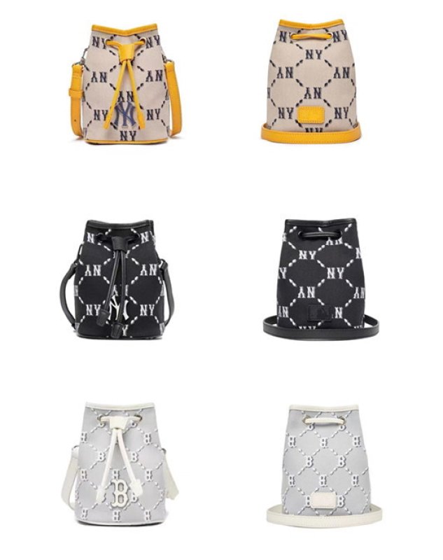 画像7: MLB NY mini bucket bagTote shoulder Bag　ニューヨークヤンキースバケットミニショルダートートバッグ (7)