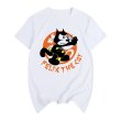 画像2: Felix the Cat anger graffiti retro nostalgicT-shirt　ユニセックス男女兼用アングリーフェリックスザキャットTシャツ (2)