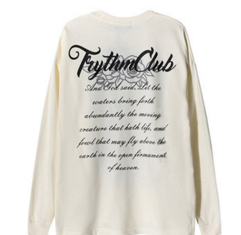 画像3: Jesus religious painting Long-sleeved T-shirt  男女兼用 ユニセックスジーザスキリストプリント長袖Tシャツ (3)