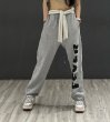 画像3:  Women’s FEVER logo sweatpants  　ユニセックス男女兼用FEVER ロゴスウェットヒップホップ ダンスパンツ  (3)