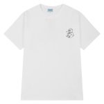 画像2: kaws One Point Bear print t-shirt　ユニセックス男女兼用ワンポイントカウズベア熊プリントTシャツ (2)