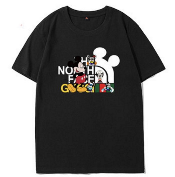 画像1: Mickey Mouse Face Print T-shirt　ユニセックス男女兼用ミッキーマウス ミッキーフェイスプリントTシャツTシャツ (1)