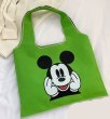 画像8:  Mickey Mouse Print Eco Tote Shoulder Bag 　ミッキーマウス ミッキーショルダートートエコバッグ (8)