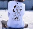 画像7: MLB NY Mickey Mouse Print T-shirt　ユニセックス 男女兼用MLB NYエムエルビー ヤンキースミッキーマウスミッキープリントTシャツ Tシャツ   (7)