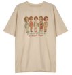 画像1: Nostalgic girl kids Print T-shirt　ユニセックス 男女兼用ノスタルジックガールキッズプリントTシャツ Tシャツ   (1)