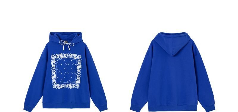 画像8: Unisex Paisley Hoodie ユニセックス男女兼用ペイズリー バンダナ柄フーディー パーカー (8)