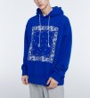 画像6: Unisex Paisley Hoodie　ユニセックス男女兼用ペイズリー バンダナ柄フーディー パーカー (6)