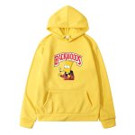 画像6: Unisex Bad smoking boy bart simpson hoodie sweater  ユニセックス男女兼用バッドボーイバートシンプソンプリント フーディー パーカー (6)