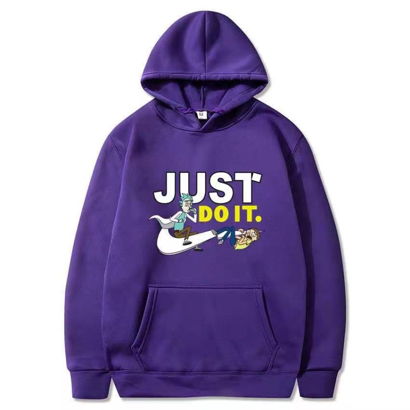 画像8: Unisex Rick and Morty broken swoosh Hoodie sweater  ユニセックス男女兼用リックアンドモーティ ブロークンスウォッシュフーディーフーディー パーカー (8)