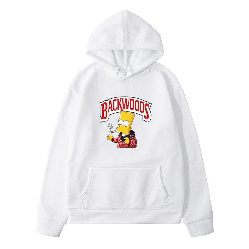 画像12: Unisex Bad smoking boy bart simpson hoodie sweater  ユニセックス男女兼用バッドボーイバートシンプソンプリント フーディー パーカー (12)