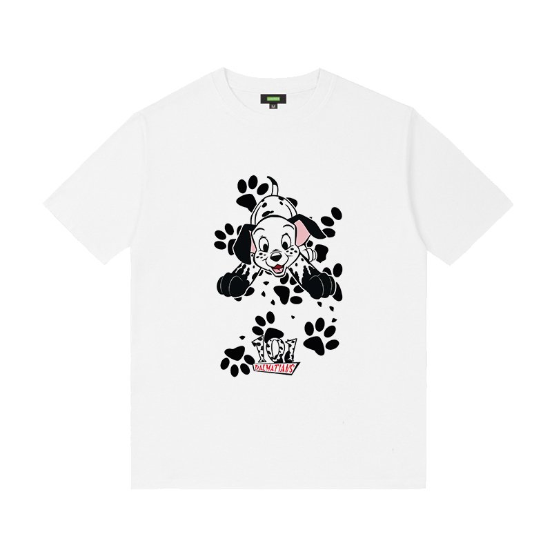 画像5:  101 doggy Dalmatians  puppyprint t-shirt ユニセックス男女兼用101匹わんちゃんプリントTシャツ (5)