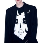 画像1: crying girl print t-shirt　ユニセックス男女兼用クライングガールプリントTシャツ (1)