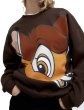 画像1: Bambi Face Pullover Sweater  ユニセックス男女兼用小鹿のバンビフェイスプルオーバートレーナー (1)