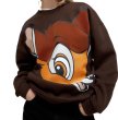 画像6: Bambi Face Pullover Sweater  ユニセックス男女兼用小鹿のバンビフェイスプルオーバートレーナー (6)