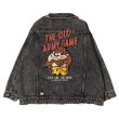 画像2: Bugs Bunny Tazmanian Devil TAZ Denim G Jean  jacket blouson  ユニセックス 男女兼用バックスバニーTAZダズマニアン デビルデニムGジャン ジャケット (2)