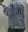 画像3: MLB NY embroidery Denim G Jean  jacket blouson  ユニセックス 男女兼用MLB NYニューヨークヤンキース刺繍デニムGジャン ジャケット (3)