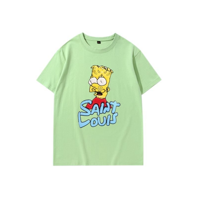 画像9: Paisley Head Simpson print t-shirt　ユニセックス男女兼用ペイズリーバンダナ ヘッドシンプソンプリントTシャツ (9)