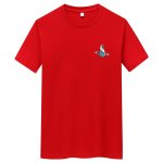 画像4: One point astronaut print t-shirt　ユニセックス男女兼用ワンポイント宇宙飛行士プリントTシャツ (4)