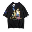 画像3: NASA x Simpson Family x Donuts print t-shirt　ユニセックス男女兼用NASAナサ×シンプソンファミリー×ドーナッツプリントTシャツ (3)