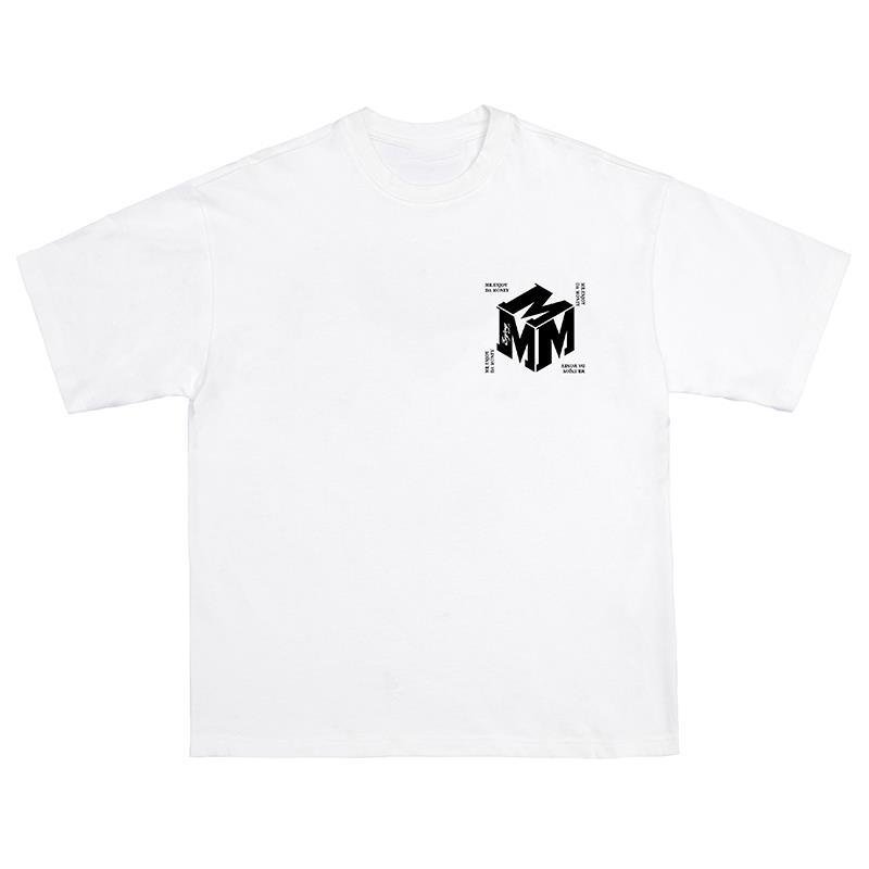 画像3: MEDM dice logo print Printing  t-shirt ユニセックス男女兼用MEDMダイスロゴプリントプリントTシャツ (3)