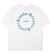 画像2: RFSDFoaming English Printing  t-shirt　ユニセックス男女兼用フォーミングイングリッシュサークルプリントTシャツ (2)