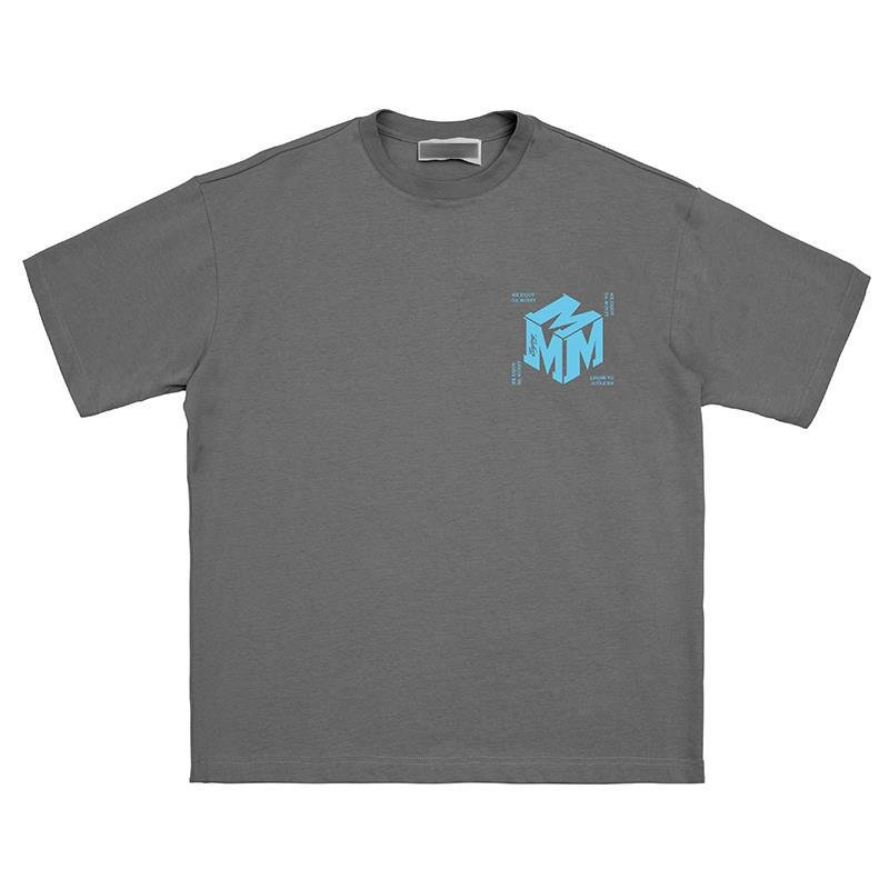 画像4: MEDM dice logo print Printing  t-shirt ユニセックス男女兼用MEDMダイスロゴプリントプリントTシャツ (4)